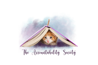 cat under a book